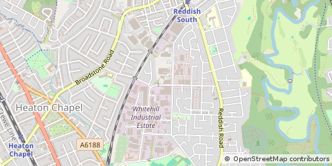 Map of Stockport