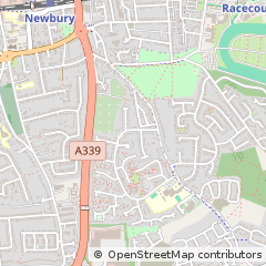 Map of Newbury, Berkshire