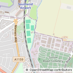 Map of Southend on SEA, Essex
