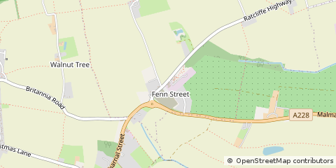 Map of Rochester, Kent