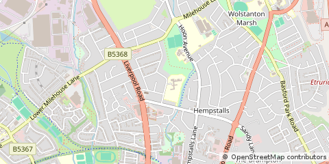 Map of Newcastle