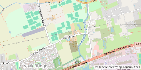 Map of Basildon, Essex