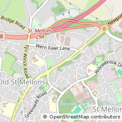 Map of OLD ST Mellons, Cardiff