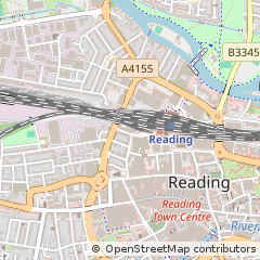 Map of Reading, Berkshire