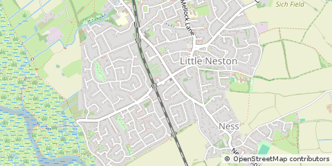 Map of Neston, Cheshire