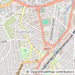 Map of Sheffield
