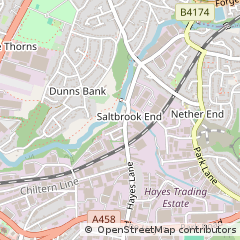 Map of Stourbridge, West Midlands