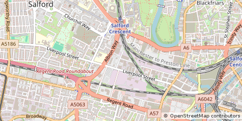 Map of Manchester