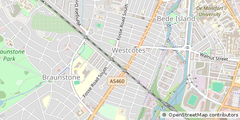 Map of Leicester