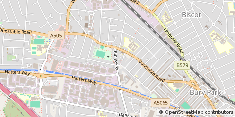 Map of Luton