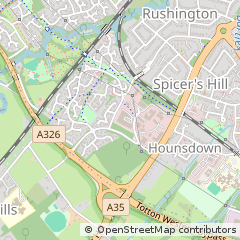 Map of Southampton, Hampshire