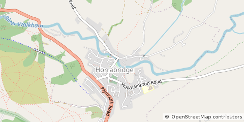 Map of Horrabridge