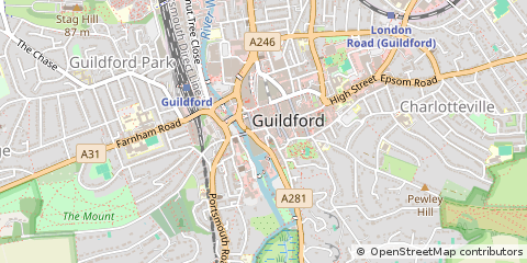 Map of Guildford