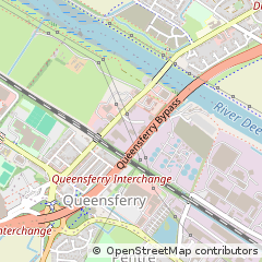 Map of Queensferry, Flintshire