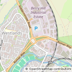 Map of Droitwich, Worcestershire
