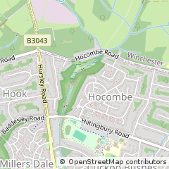 Map of Eastleigh, Hampshire