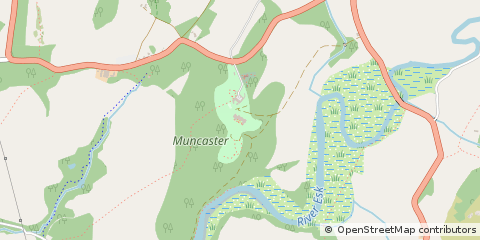 Map of Ravenglass, Cumbria