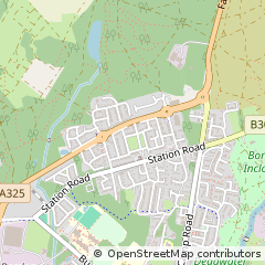 Map of Bordon
