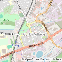 Map of Corby
