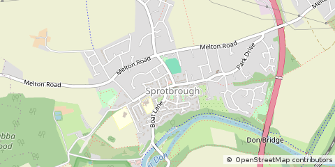 Map of Doncaster
