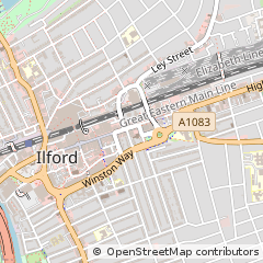 Map of Ilford, Essex