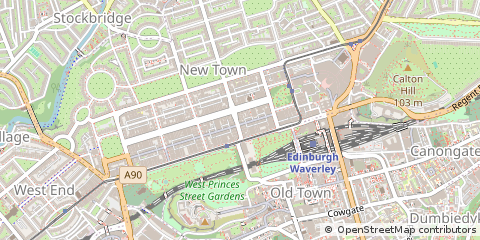 Map of Edinburgh