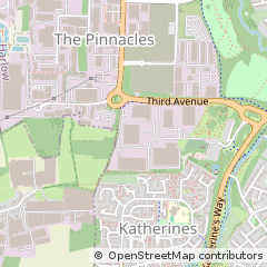 Map of Harlow, Essex