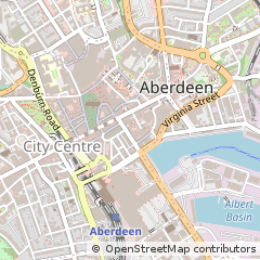 Map of Aberdeen, Aberdeenshire