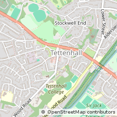 Map of Wolverhampton, West Midlands