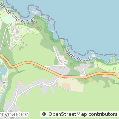 Map of Ilfracombe, North Devon