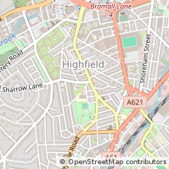 Map of Sheffield