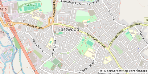 Map of Nottingham