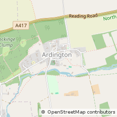 Map of Wantage, Oxfordshire