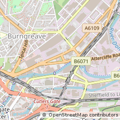 Map of Sheffield