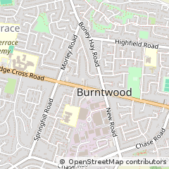 Map of Burntwood, Staffordshire