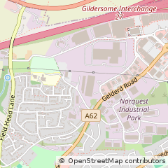 Map of Batley, West Yorkshire