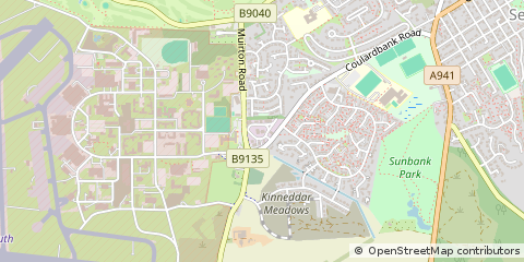 Map of Lossiemouth, Moray
