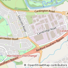 Map of Bedford