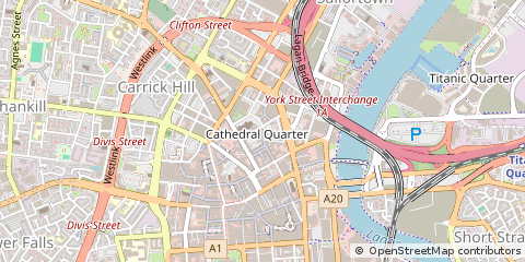 Map of Belfast
