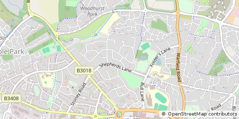 Map of Bracknell, London