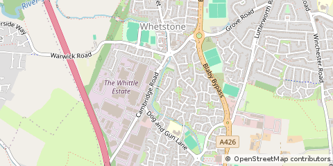 Map of Leicester