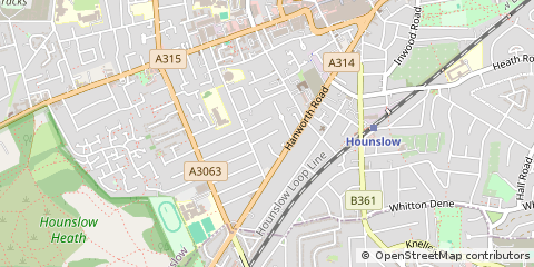 Map of Hounslow