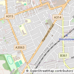 Map of Hounslow