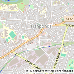 Map of Bristol, City of Bristol