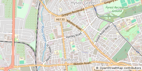 Map of Nottingham