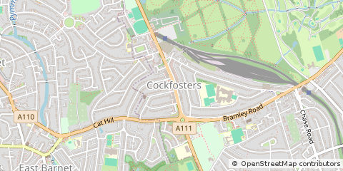 Map of Barnet
