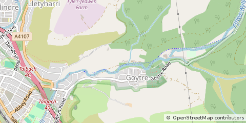 Map of Port Talbot