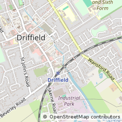 Map of Driffield, East Yorkshire