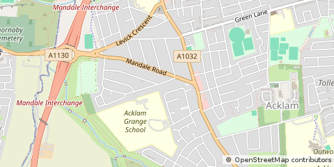 Map of Middlesbrough