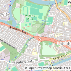 Map of Road, Warrington, Cheshire